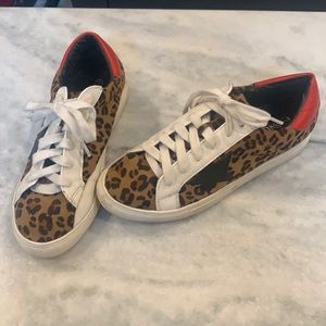 Cheetah print sneakers